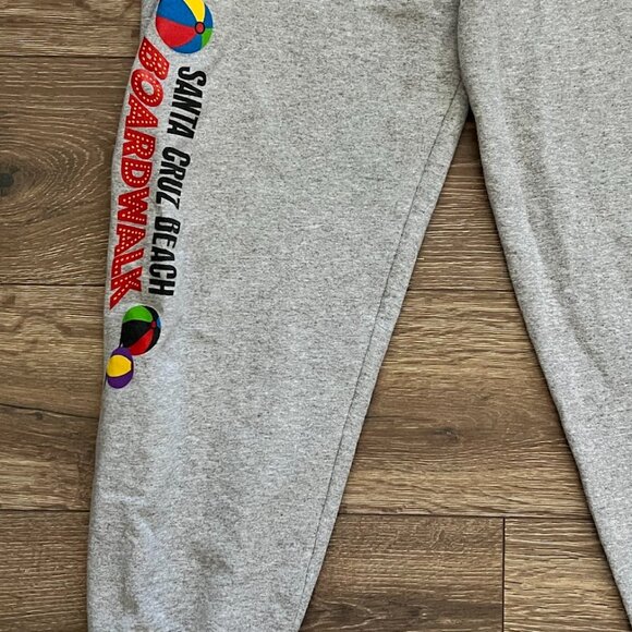 SANTA CRUZ BEACH Boardwalk Gray Sweatpants Sweats Size 2XL - Picture 4 of 11